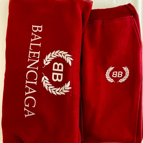 Balenciaga Other - Balenciaga Red Sweater & Pants Size 2XL
